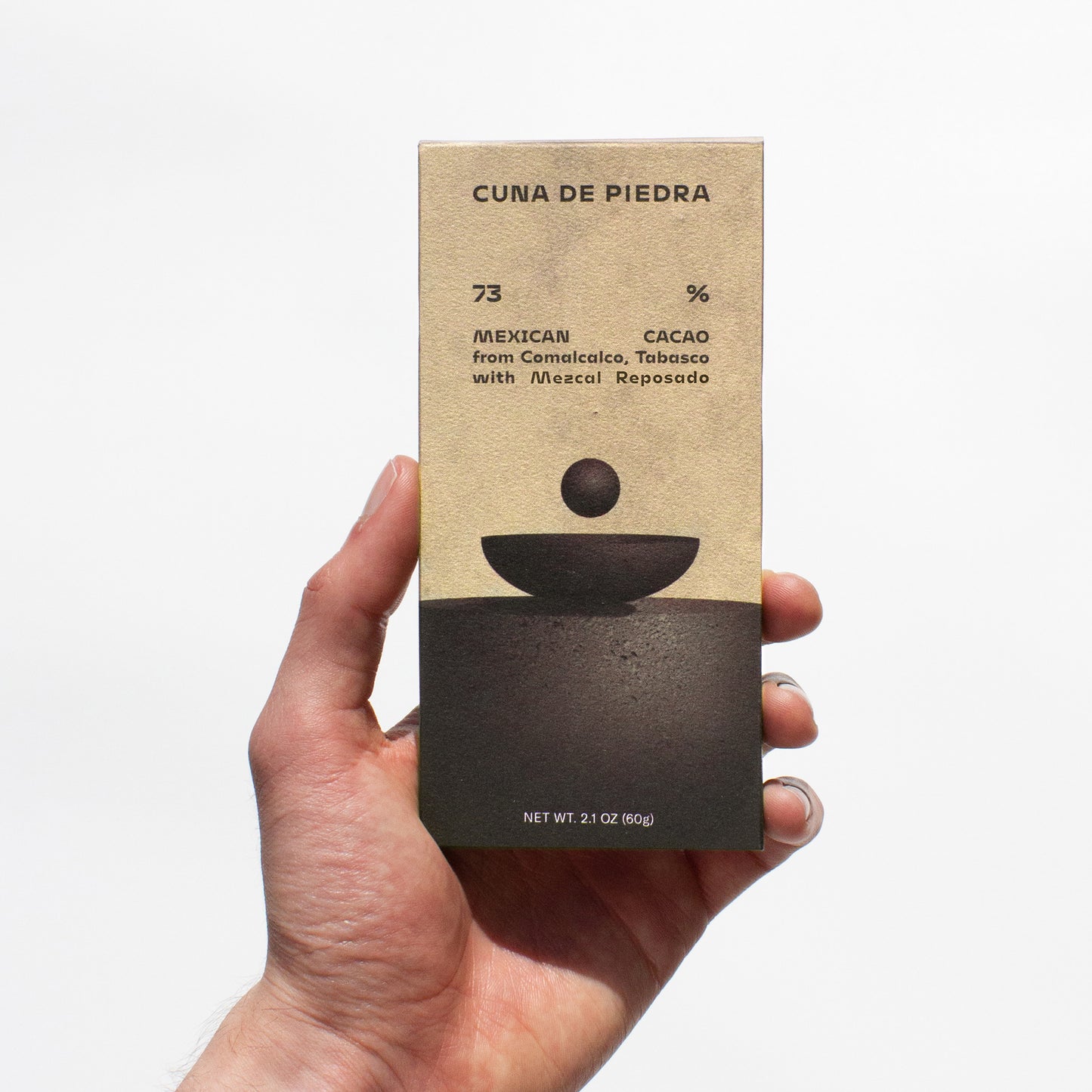 73% Cacao de Comalcalco con MEZCAL REPOSADO