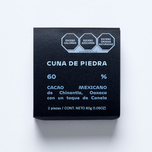 Chocolate de Mesa - 60% Cacao de Chinantla, Oaxaca con un toque de Canela