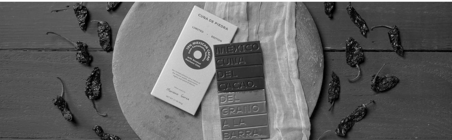 Cuna de piedra barra de chocolate