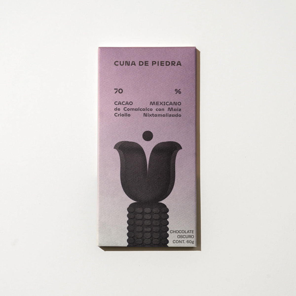 70% Cacao de Comalcalco con Maíz Criollo Nixtamalizado
