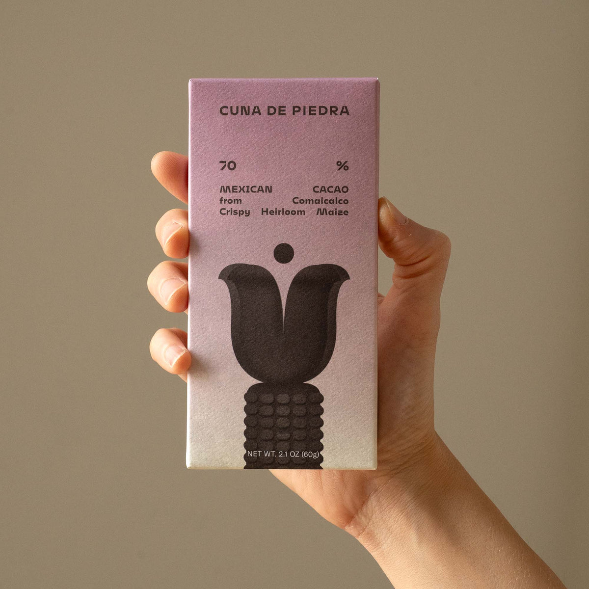 70% Cacao de Comalcalco con Maíz Criollo Nixtamalizado
