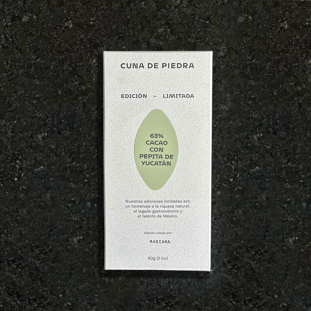 63% Cacao con Pepita de Yucatán y Epazote - Edición Limitada
