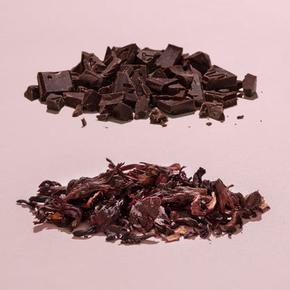 73% Cacao de Comalcalco con FLOR DE JAMAICA